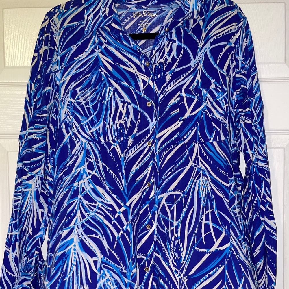 Lilly Pulitzer NWT Size L Button Down